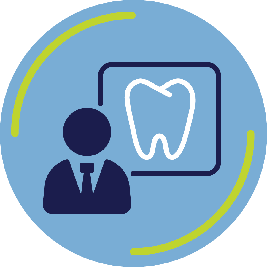 patient education icon for glass orthodontics