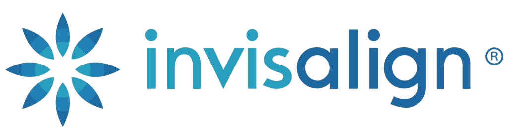 Invisalign clear aligners Invisalign clear aligners logo representing modern orthodontic treatment